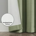 thumbnail image 6 of Sun Zero Duran 1-Piece Thermal Insulated 100% Blackout Grommet Curtain Panel, 50"X63", Sage Green, 6 of 9