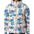 thumbnail image 2 of Lilo & Stitch Girls Graphic Zip Puffer Jacket, Lightweight, Sizes 4-18, 2 of 5