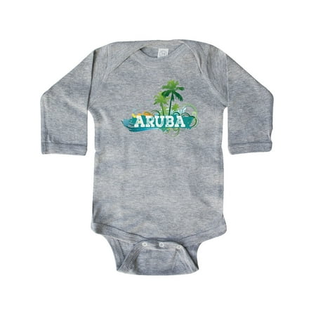 

Inktastic Aruba Vacation Cruise Gift Baby Boy or Baby Girl Long Sleeve Bodysuit