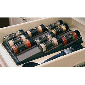 Spicedock In Drawer Spice Bottle Storage Spice Rack Spice