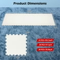 thumbnail image 3 of Gymax 20 Pack Hockey Flooring Tiles Dryland Synthetic Ice Tiles for Outdoor Ice Rink, 3 of 10