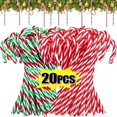 thumbnail image 2 of Bastones de caramelo navideños, árbol de Navidad, muleta acrílica, adornos colgantes, decoración para fiesta de Año Nuevo, juguetes para niños, regalos, 10/20 piezas, 2 of 5