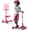 Pink, variant on Kidscoter 2-in-1 Adjustable Kick Scooter w/ Seat, LED Wheels, Ages 3-12, Pink