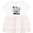 thumbnail image 3 of Inktastic My Best Friend is My Uncle with Hearts Girls Baby Dress, 3 of 5