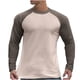 thumbnail image 2 of pstuiky camisa de manga larga para hombre, Suéter informal de moda para hombre, color liso, manga larga y cuello redondo. Tops de hombre xxl, 2 of 5