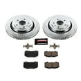 thumbnail image 3 of PowerStop Rear Z23 Evolution Sport Carbon-Fiber Ceramic Brake Pad and Drilled & Slotted Rotor Kit Fits: CADILLAC CHEVROLET Select Models K7045, 3 of 10