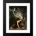 thumbnail image 2 of Theodor Matthias von Holst 11x14 Black Modern Framed Museum Art Print Titled - The Treasure-Seeker (1840), 2 of 5