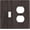 Dark Brown Wood Texture Pattern Wall Plate, variant on Outlet Covers Light Beige Marble Texture Pattern 1 Toggle 1 Rocker Combo Light Switch Cover Plate Decorative Switch Plate Covers Electrical Wall Plate For Farmhouse Cabin Decor