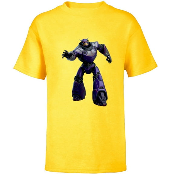 Disney PIXAR Lightyear Emperor Zurg - Short Sleeve T-Shirt for Kids - Customized-Yellow
