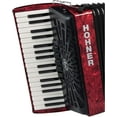thumbnail image 3 of Hohner Bravo III 72 Accordion With Black Bellows Red, 3 of 7