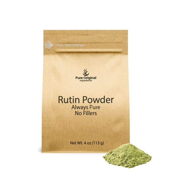 Pure Original Ingredients Rutin Powder 4 oz, Always Pure, No Additives Or Fillers, Lab Verified
