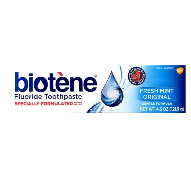 Pasta de dientes biotène Gentle Formula con flúor Fresh Mint 125 ml