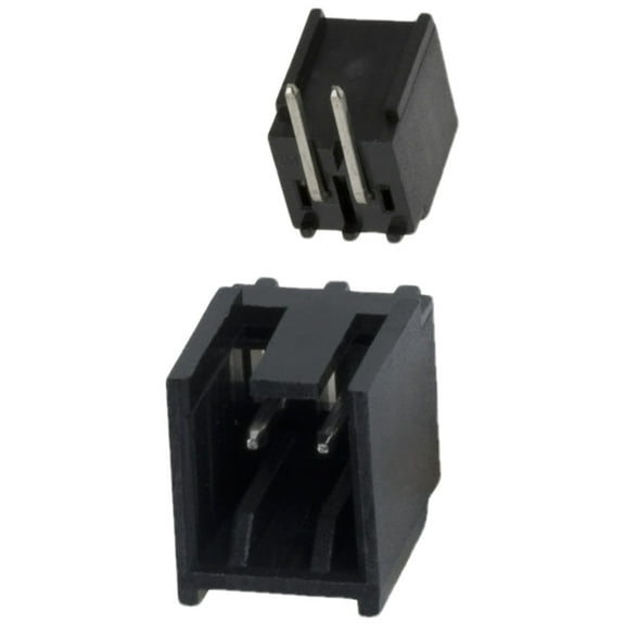 Pack of 5 2-644803-2 Connector Header Through Hole, Right Angle 2 position 0.100 (2.54mm) :RoHS
