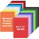 thumbnail image 1 of Cartulina de colores MAXECHO 8,5 x 11, 180 g/m², 300 hojas, 30 colores, 1 of 5