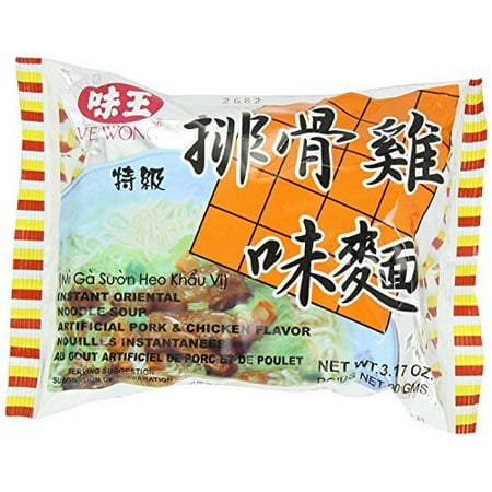 Ve Wong Instant Noodle Pork & Chicken 3.17-Ounce Packages?1 Small Bag + one nineChef