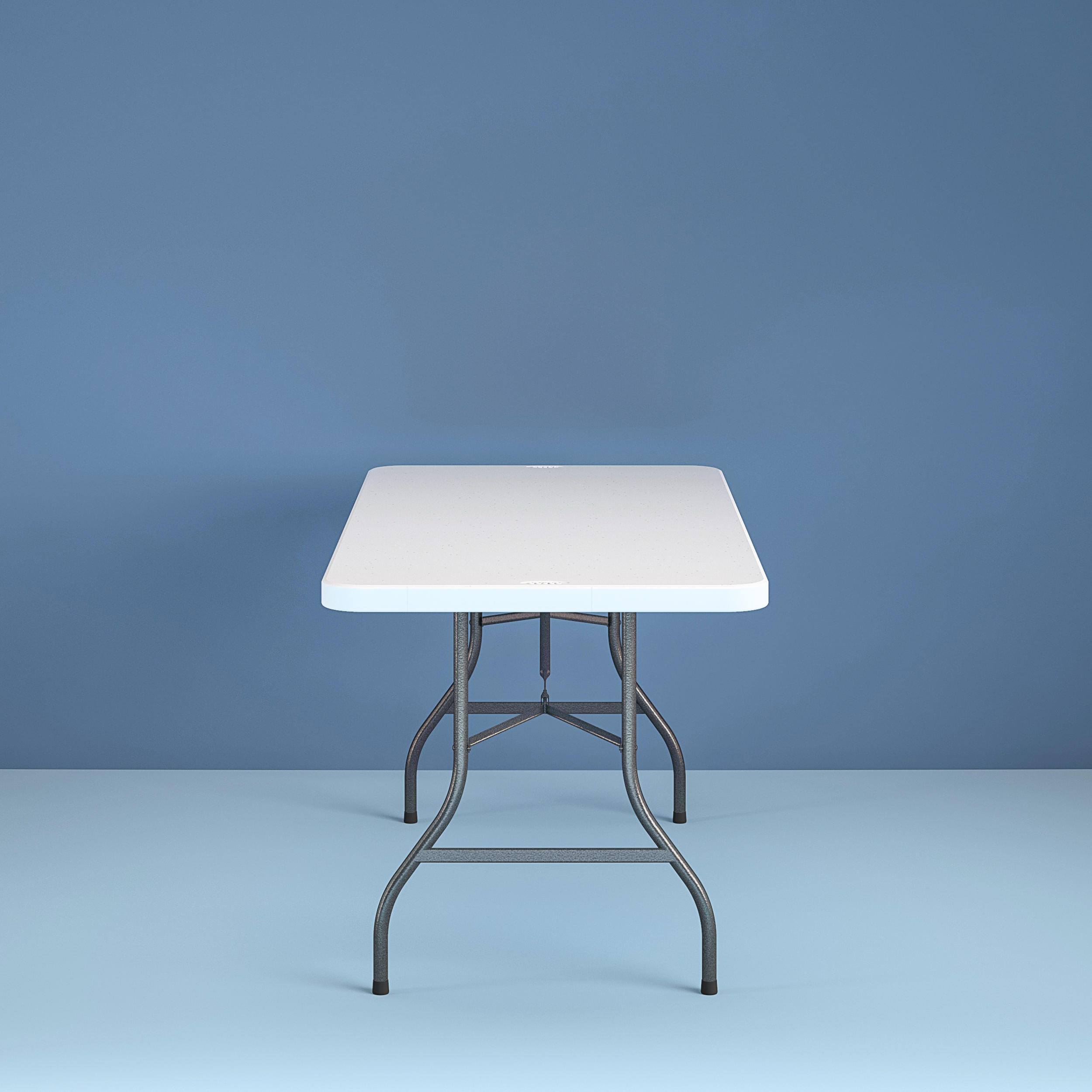 Cosco 6-Foot Premium Folding Table, White Speckle photo 5