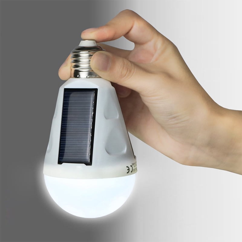 LED E27 Energy Saving Rechargeable Intelligent Light Bulb Lamp Emergency Lights 