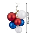 thumbnail image 5 of SHENGXINY Christmas Balls, 24 Pack Velvet Flocked Plastic Christmas Tree Ornaments for Tree Indoor Party Christmas Decorations, 5 of 7