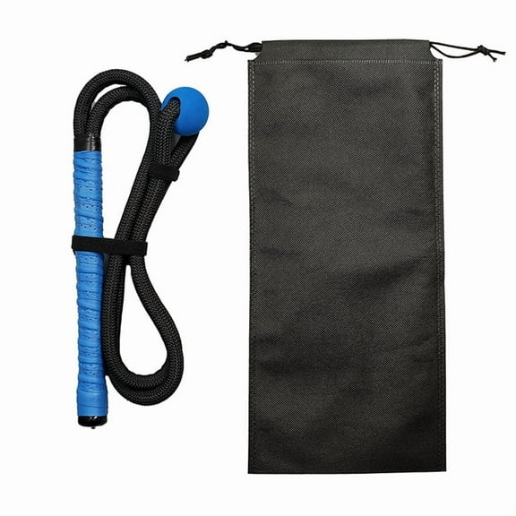 Golf Swing Rope Training Aid Fitness Equipment With Eva Ball Blue