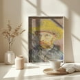 thumbnail image 4 of Self Portrait With Straw Hat Framed Art Modern Wall Decor, 4 of 15