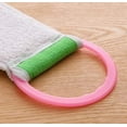 thumbnail image 4 of 5pcs（79*8.3cm） Double Sided Shower Exfoliating Back Scrub Scrubbing Strap Body Bath Sponge, 4 of 5