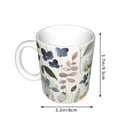 thumbnail image 2 of Disketp Watercolor Floral Large Coffee Mug with Handle Tea Cup Novelty Coffee Cup for Men Women Office Work, 2 of 6