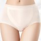 thumbnail image 4 of Gibobby Panty Microfibra con Encaje Calzoncillos de algodón para mujer Ropa interior de cálido menstrual de cintura media(Beige， XL), 4 of 5