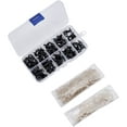 thumbnail image 7 of 200pcs Kawaii Safety Eyes 5 Sizes Craft Eyes Black Stuffed Animal Eyes Kawaii Eyes with Washers Oval Resin Felt Eyes, 7 of 7