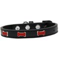 thumbnail image 4 of Dog, Puppy  Pet Widget Fashion Collar, "Red Bone", 4 of 4