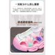 thumbnail image 4 of Sandalias de verano para niña, zapatos informales bonitos con Led brillante, suelas suaves antideslizantes, color rosa y morado, zapatos de malla para playa, talla 23 a 36, 2024, 4 of 4