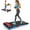 Red, variant on Walking Pad Treadmill with Incline, 2.5 HP Under Desk Treadmill for Home Office Small Spaces, 3 in 1 Walking pad with Handle bar, LED Display