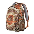 thumbnail image 4 of Sacred Symbolic Mandala Students Backpack Fashion Backpack with Vintage Traditional Mandala and Abstract Ornamental Pattern, Comfortable and Durable for School, 4 of 6