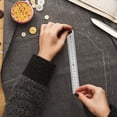 thumbnail image 4 of UPGRATOR 2Pcs Stainless Steel Ruler for Engineers with Thickened Design, 4 of 8