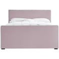 thumbnail image 3 of Meridian Furniture Dillard Pink Velvet Full Bed, 3 of 6