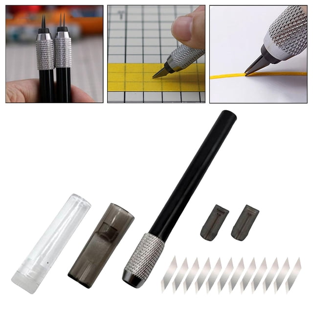 Cuchillos de modelado duraderos Scriber DIY Hobby herramientas Model Clay Sculpture Home DIY Polymer Craft Estilo A Hugo Bolígrafo Doble Fino