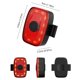 thumbnail image 2 of Luz trasera de advertencia de seguridad con carga USB luz trasera LED impermeable para ciclismo, 2 of 6