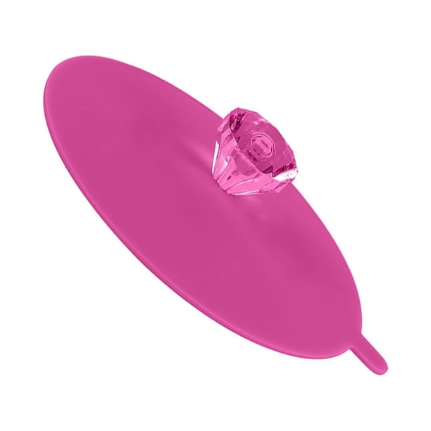 Advancent Tapa de copa de diamante sin BPA, tamaño portátil duradero, fácil de limpiar, tapa ligera de silicona para taza de bebida Cocina y Comedor Rosa