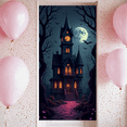 thumbnail image 6 of Gothic Haunted Castle Banner Full Moon Spooky House Halloween Decor for Haunted House Party Halloween Event Spooky Celebration, 6 of 9