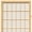 Natural, variant on Red Lantern 6 ft. Tall Window Pane Shoji Screen - Natural - 3 Panels