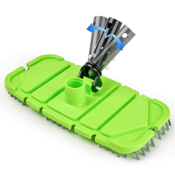 Handheld Pool Vacuum with Brush Weighted Flexible Body for Inground Above Ground Swimming Pools