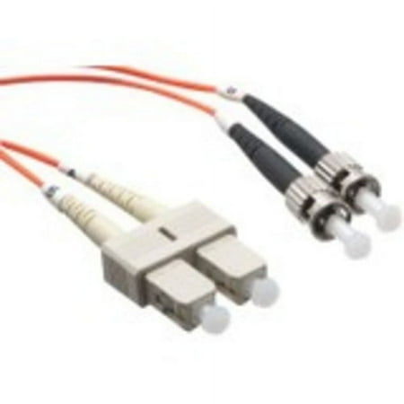 UPC: 0841280151422 | Axiom AXG92645 SC/ST MULTIMODE DUPLEX OM1 62.5/125 FIBER OPTIC CABLE 10M – TAA COMPLIANT