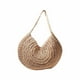 thumbnail image 4 of Bolso de playa de paja, bolso de compras informal para mujer, bolso bohemio para festivales festivos. A, 4 of 9