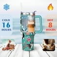 thumbnail image 4 of 40oz Dog Mom Tumbler - Leakproof Travel Coffee Mug with Handle - Cute Puppy Gift for Women Who Love Dogs - Double Wall Stainless, 4 of 7