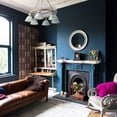 thumbnail image 4 of 3306-6 AB-DB Golden Lighting Orwell - 6 Light Chandelier-20.38 Inches Tall and 29 Inches Wide-Aged Brass Finish-Dusky Blue Shade Color, 4 of 5