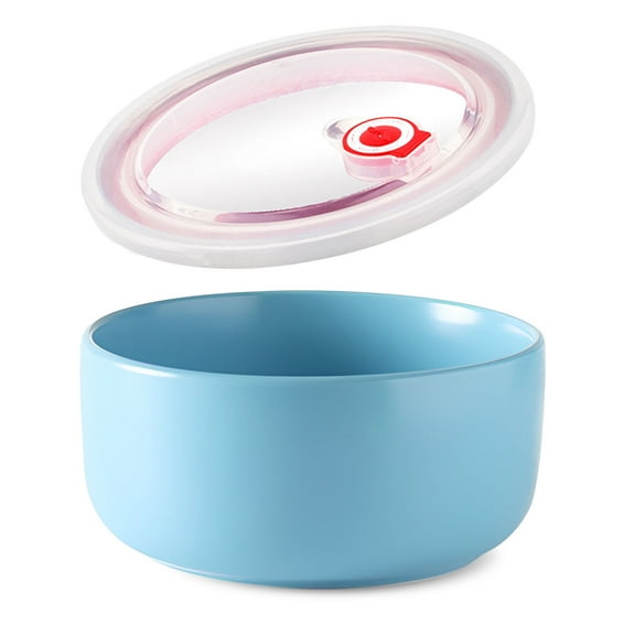 Soup Bowl With Lid, Serving Bowl Salad Bowl With Lid, Small Ramen Bowl, Cereal Bowl With Lid-blue-800ml