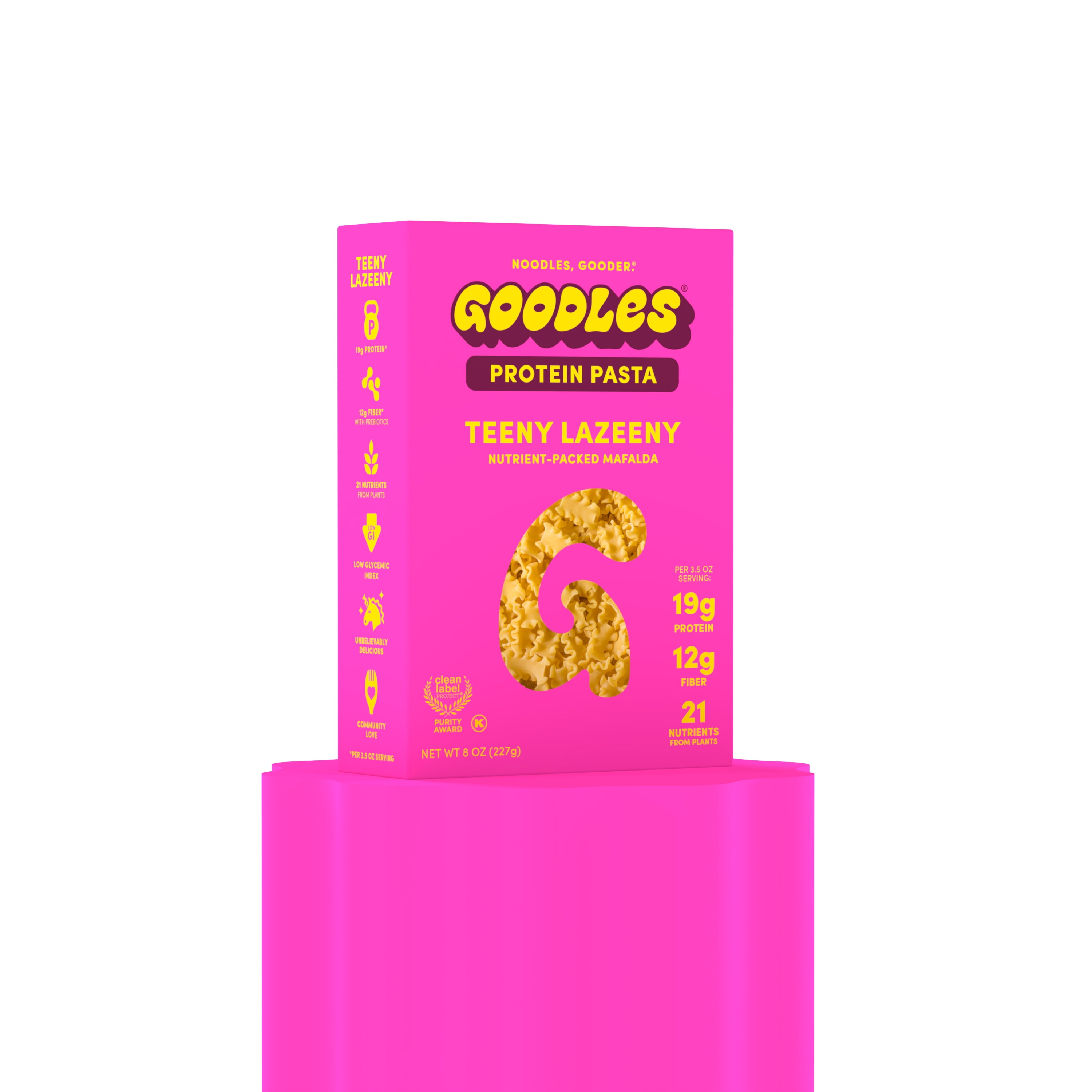 Goodles Protein-Packed Teeny Lazeeny Mafalda Dry Pasta 8oz