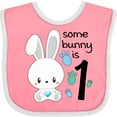 thumbnail image 3 of Inktastic Somebunny is One First Birthday Bunny Boys or Girls Baby Bib, 3 of 4