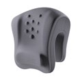 thumbnail image 4 of Bunblic Neck Pillow Support Cushion Removable and Washable Cover Headrest Pillow Memory Foam for Plane Workstations Car Working Chair Light Gray, 4 of 8