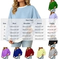 thumbnail image 4 of Color Block Sweatshirt For Women, Crewneck Puff Long Sleeve Tops, Fall Oversized Fashion Casual Pullover Shirts S-XXL, 4 of 7