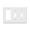 White, variant on ENERLITES Combination Toggle / Decorator Rocker Switch Wall Plate, Standard Size 3-Gang, White